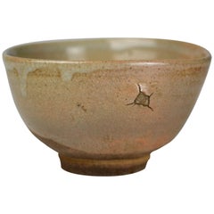 Antique 18th Century Karatsu Tea Bowl with Rare 'Stone Explosion' 'Ishihaze'