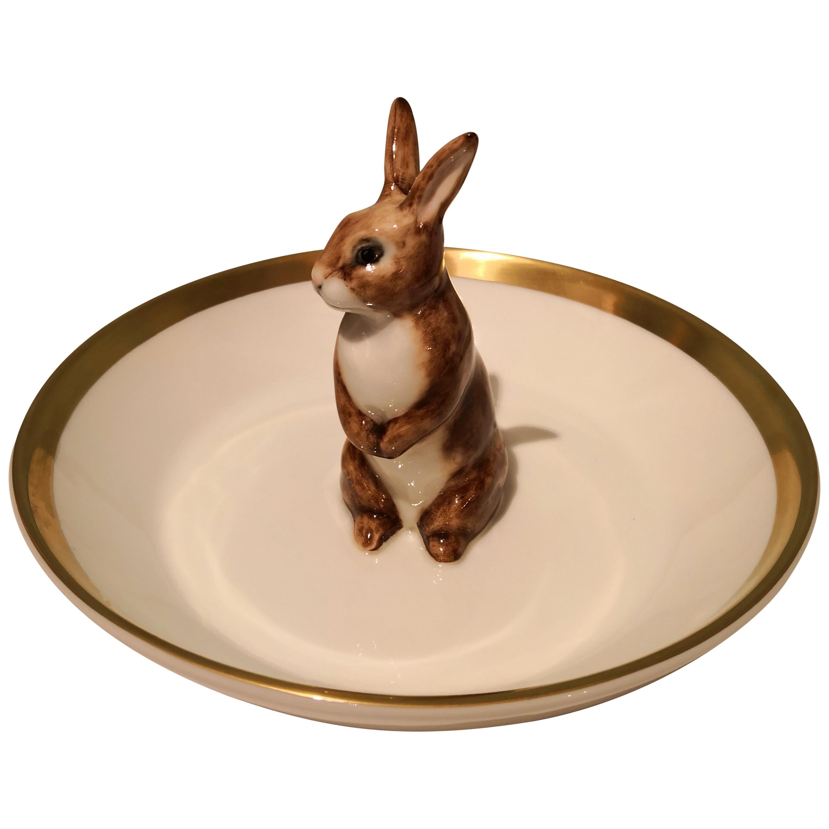 Country Style Porcelain Bowl Easter Rabbit Figure Sofina Boutique Kitzbuehel