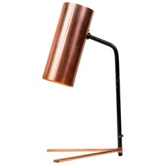 1950s Stilux Copper and Metal Table Lamp