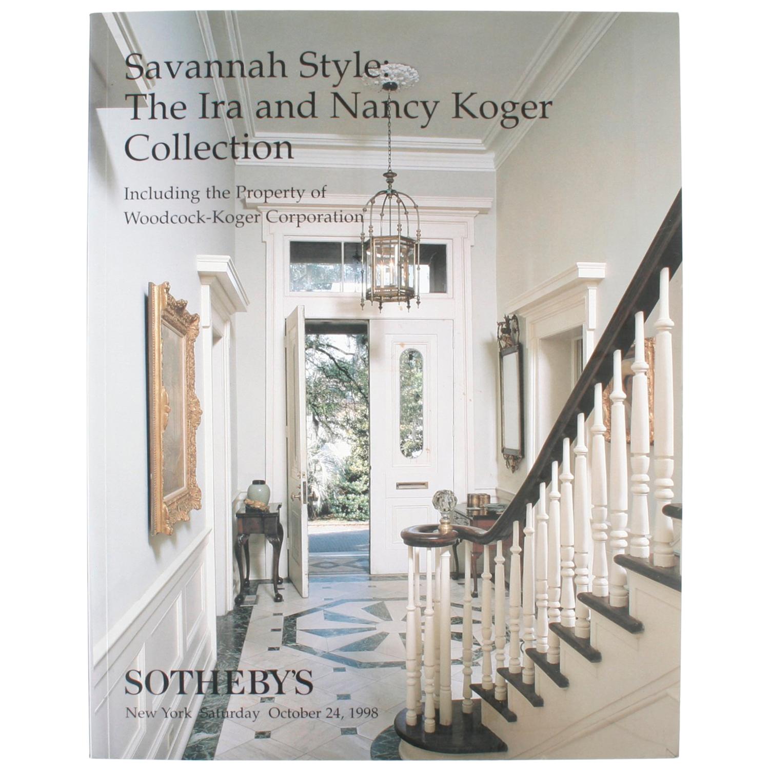 Sotheby's Savannah Style, the Ira and Nancy Koger Collection, 10/24/1998