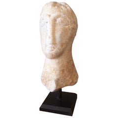 Small Romanesque Marble Head