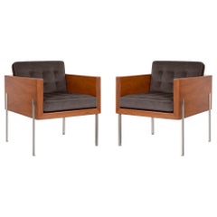 Pair of Mid-Century Modern Harvey Probber Architectural Series Cube Chairs