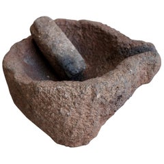 Antique Volcanic Mortar from Mexico