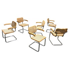 Vintage Marcel Breuer Cesca Chairs, Made in Italy, 1970s