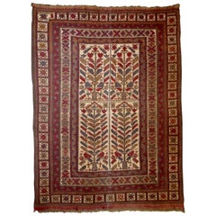 Handmade Antique Afghan Baluch Rug, 1930s, 1B729