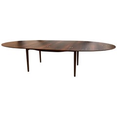 SALE! Finn Juhl Judas Dining Table in Rosewood and Silver