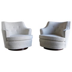 Edward Wormley Swivel Chairs for Dunbar