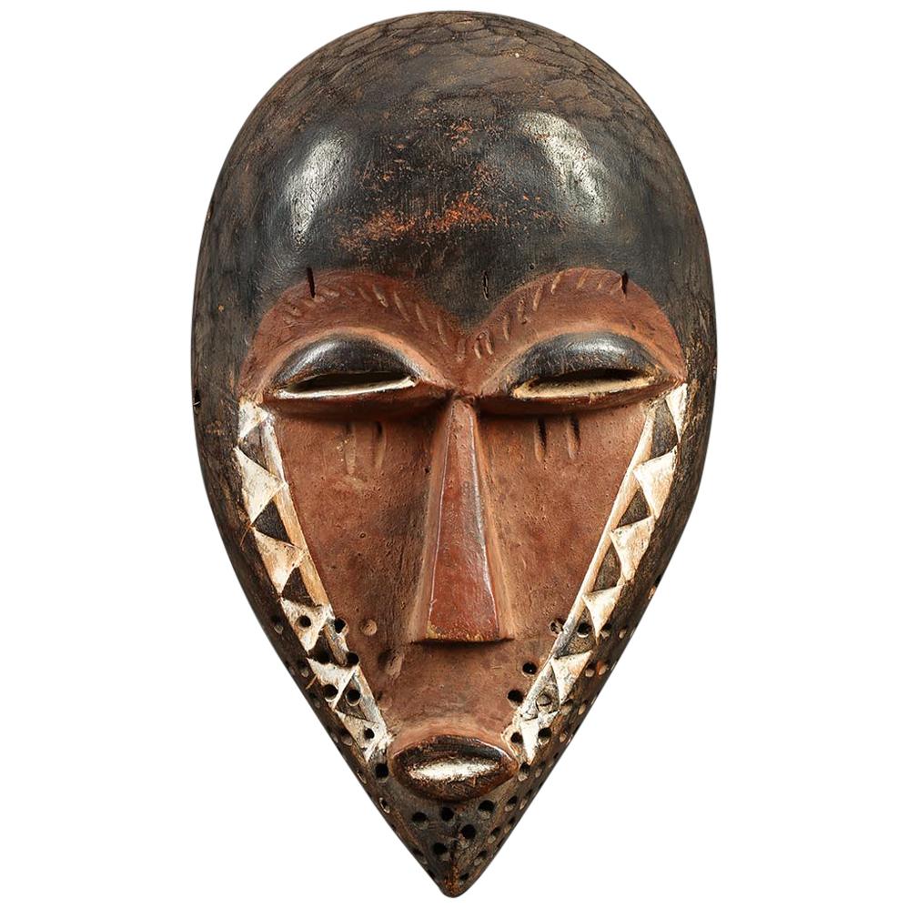 Small Elegant Tribal Pende African Mask, DRC