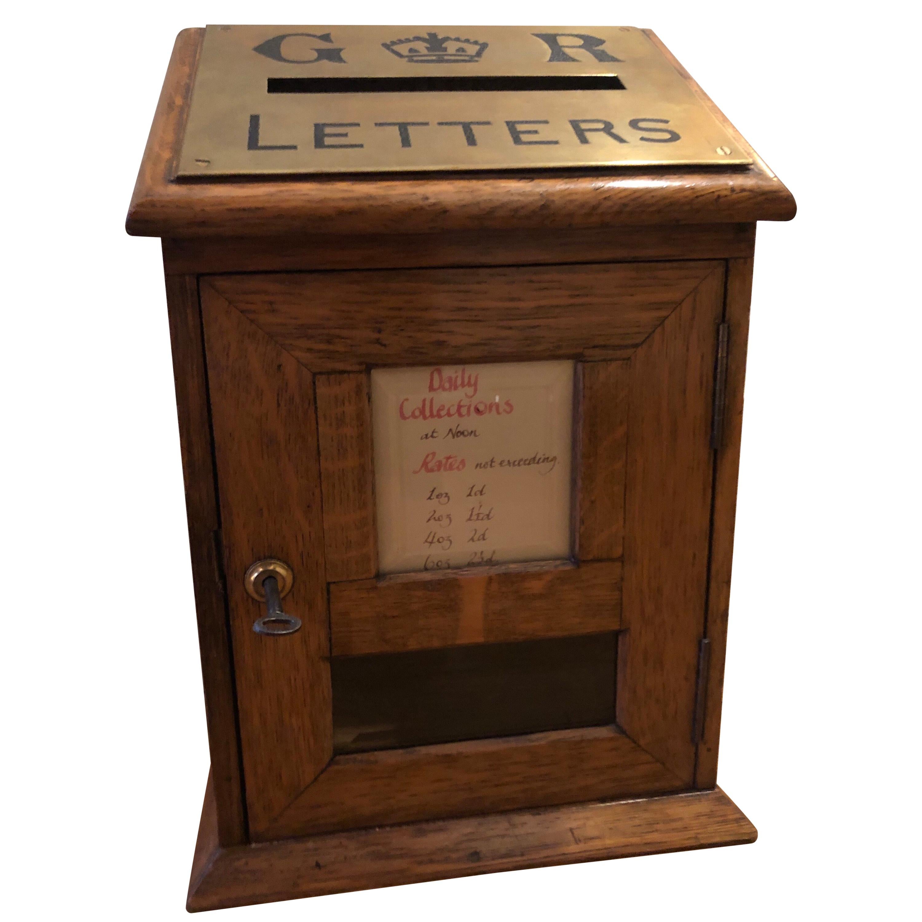 Edwardian Diminutive Post Box, Early 20th Century For Sale