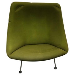 Artifort Green Oyster Lounge Chair by Pierre Paulin