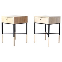 Phillip Maple Side Table and Nightstand Set 'in Stock'