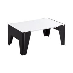 Adolfo Abejon Contemporary Design 'Falcon' Black and White Side Table