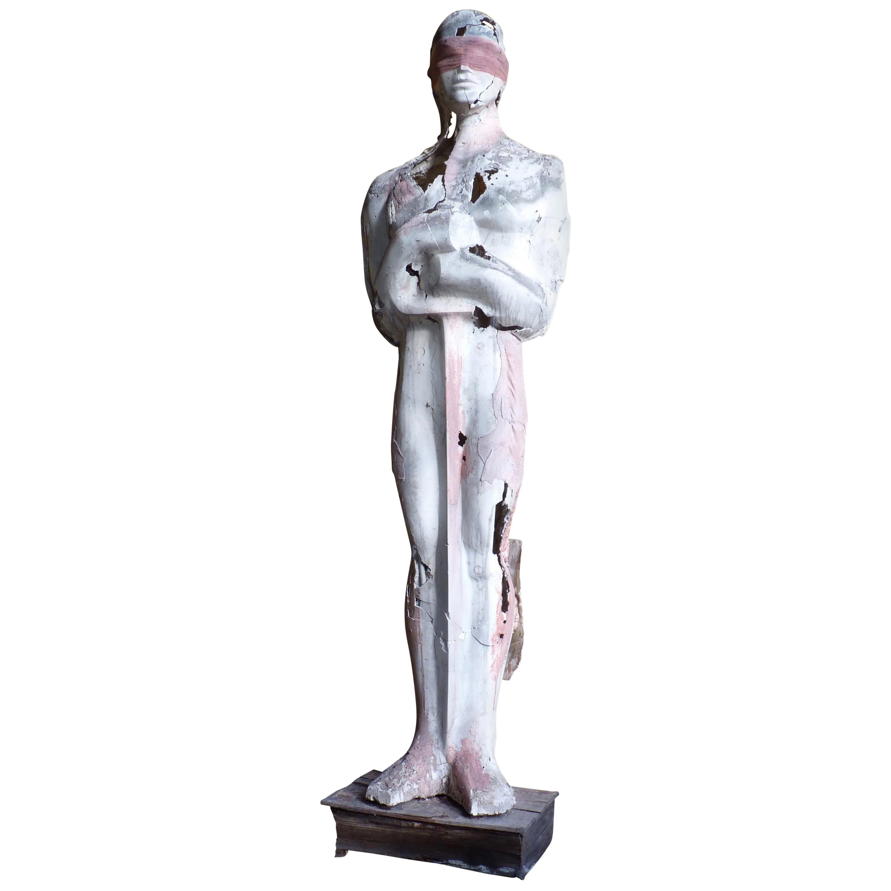 American Plaster Oscar Statue For Sale