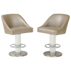 Pair of Designs for Leisure Bar Stools
