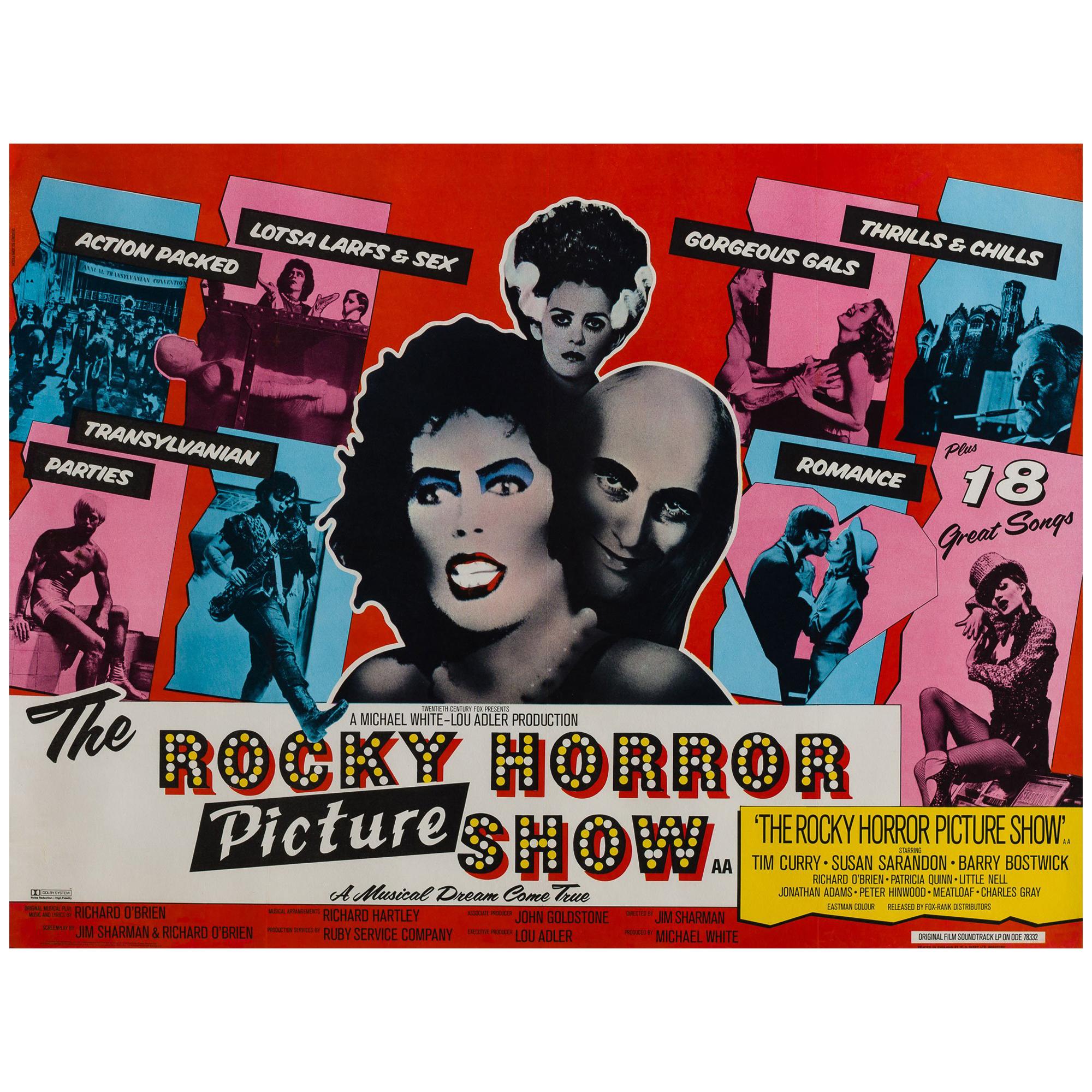 "The Rocky Horror Picture Show" Original British Film Poster, John Pasche, 1975