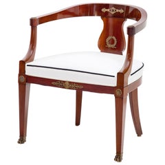 Empire-Style Desk Chair, France, circa 1880