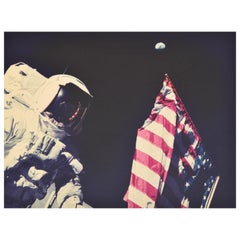 Vintage NASA Apollo 17 Mission Photo, Crew/Astronauts Signed