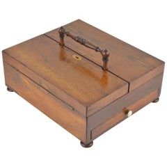 Lap Desk Writing Slope Box Rosewood, circa 1840