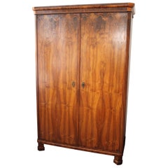 Original Biedermeier Cabinet Dresser Walnut