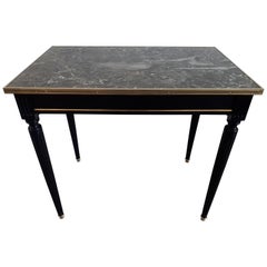 Antique Louis XVI Style Table Marble Top