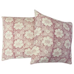 Plum Floral Pillows