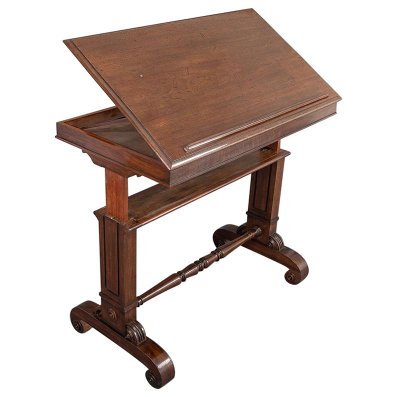 Good Late Regency Architects Drafting Table
