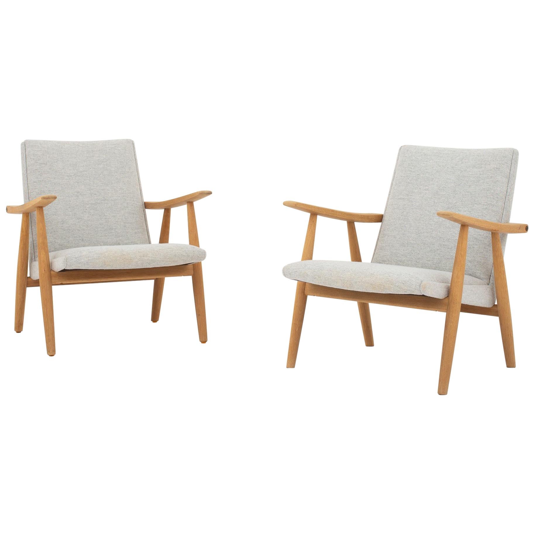 Set of Two Easy Chairs by Hans J. Wegner