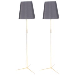Pair of Elegant Scandinavian Floor Lamps