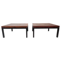 Pair of Midcentury Rosewood Coffee Tables by Milo Baughman for Thayer Coggin