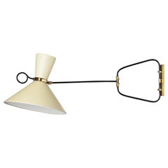 Large Diabolo Wall Light Attributed to Robert Mathieu