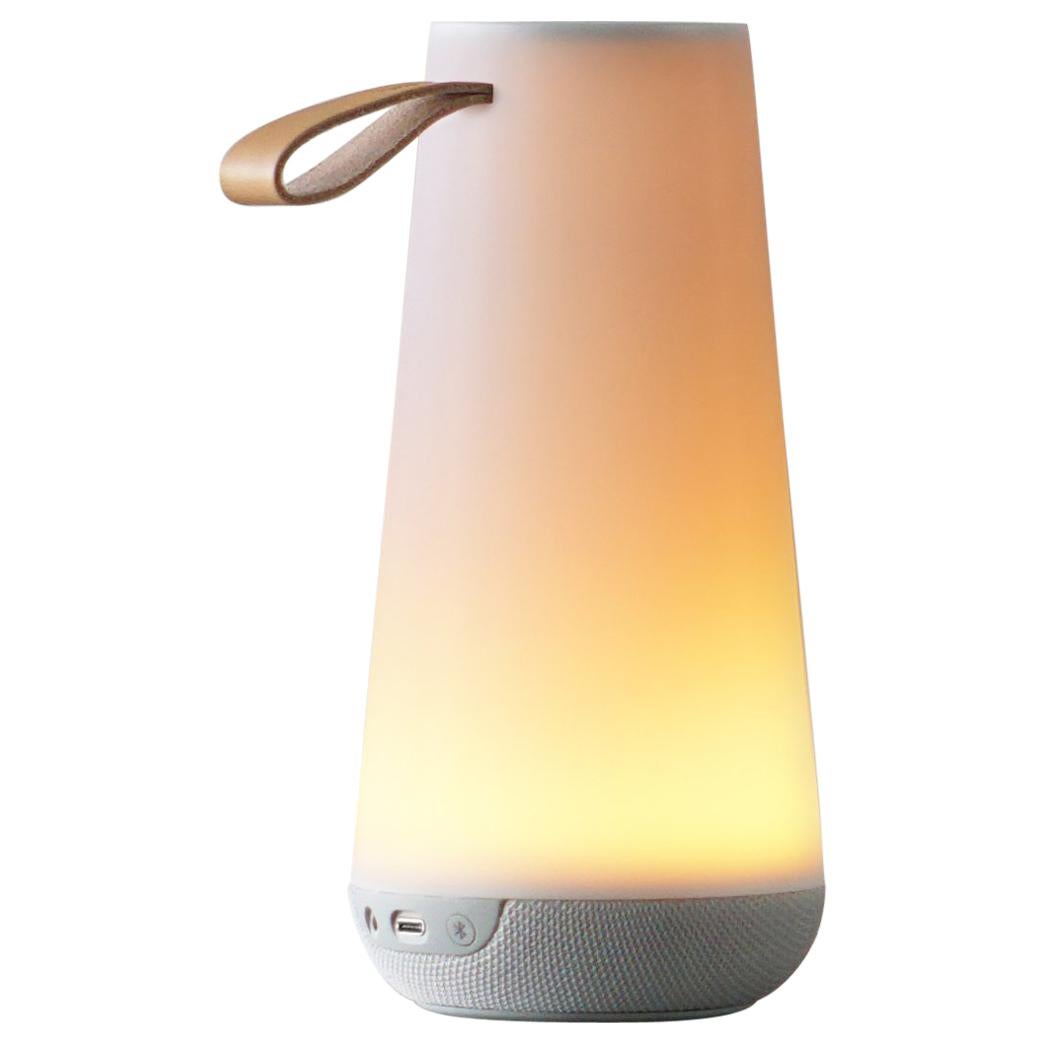 Uma Mini Sound Lantern in White by Pablo Designs For Sale