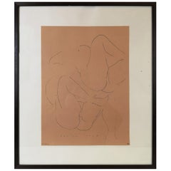 Lithograph after a Drawing by Marino Marini