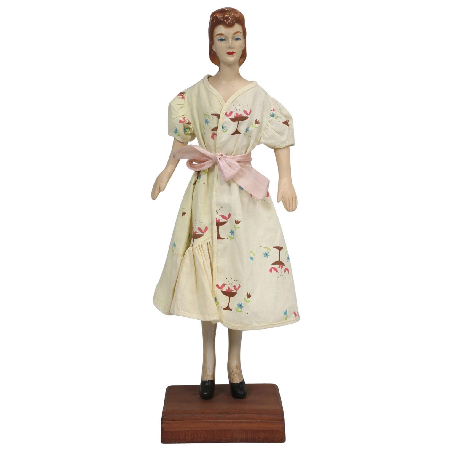 Miniature Department Store Mannequin, Used on a Display Counter