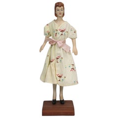 Miniature Department Store Mannequin, Vintage on a Display Counter