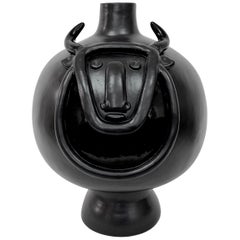 Dalo, Large Black Ceramic Table Lamp Base