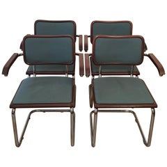 Set of 4 Dining Chairs by Marcel Breuer