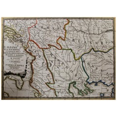Karte der südostasiatischen Balkans aus dem 18. Jahrhundert von Giovanni Maria Cassini