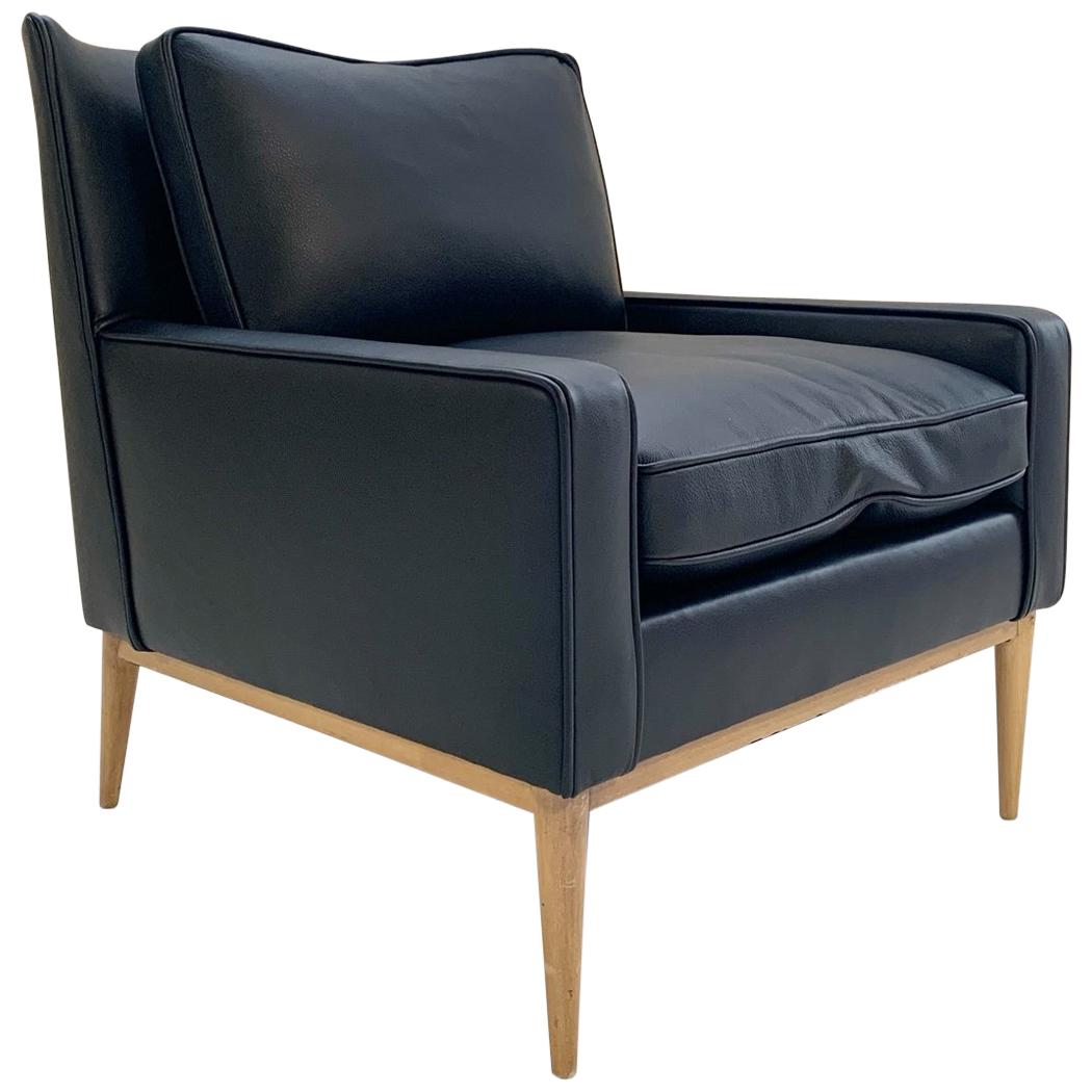 Paul McCobb for Directional Model 302 Lounge Chair in Loro Piana Bufalo Leather