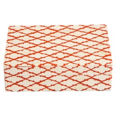 Bone and Coral Trellis Decorative Box