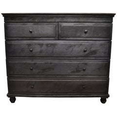 Restoration Hardware Annecy Metal Wrapped 5-Drawer Chest Dresser Zinc 'A'