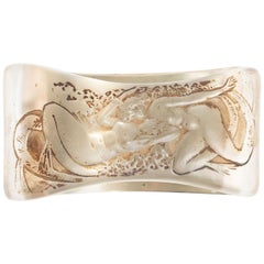 R.Lalique Ink Blotter"Deux Sirenes Couchées Face a Face"