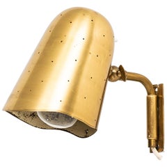 Pair of Wall Lamps in Brass Attributed to Boréns in Sweden