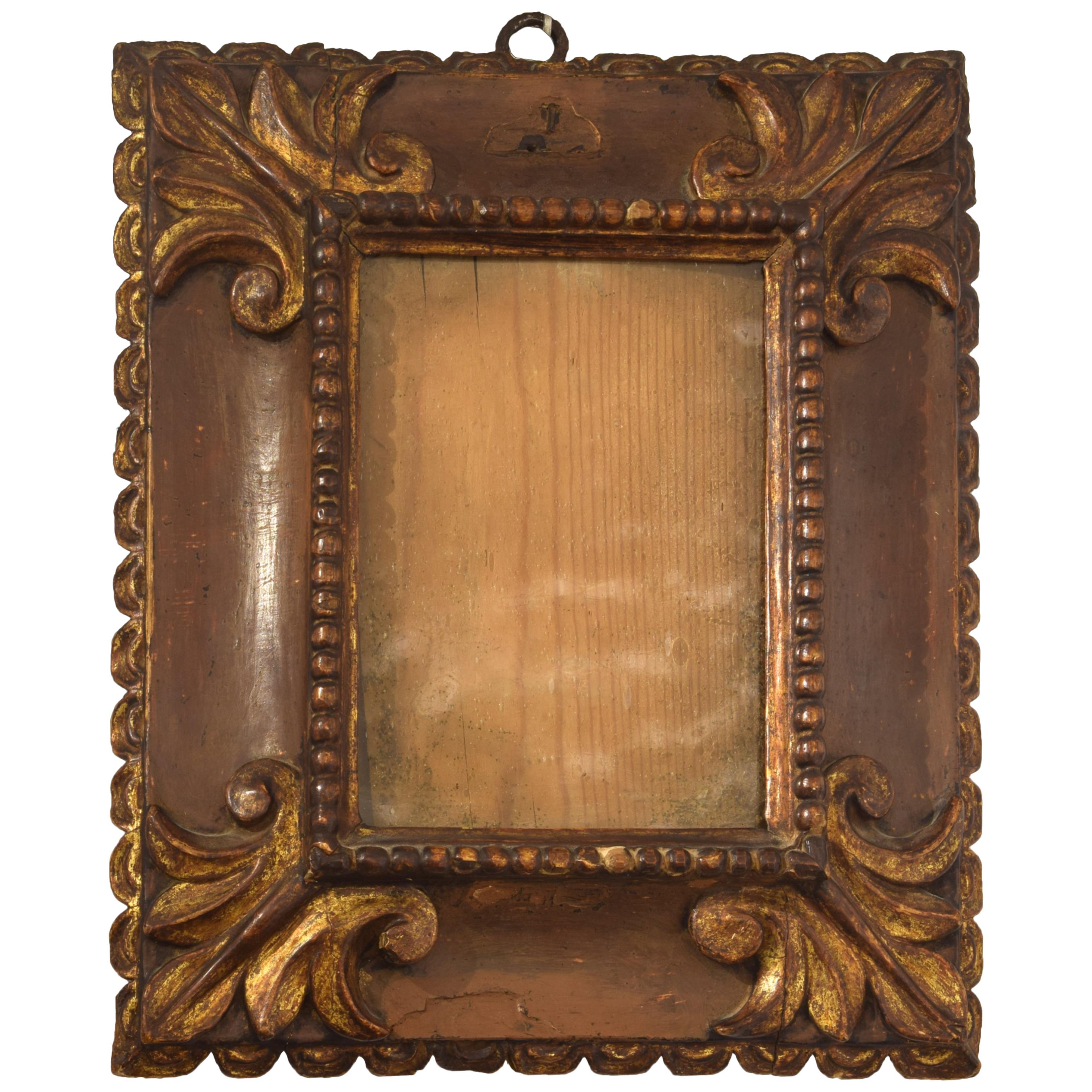 Frame, Carved Wood, Metal, 17th Century