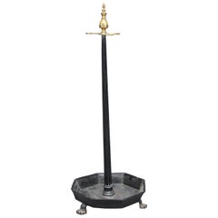 Early 19th Century Brass and Cast Iron Stick Stand