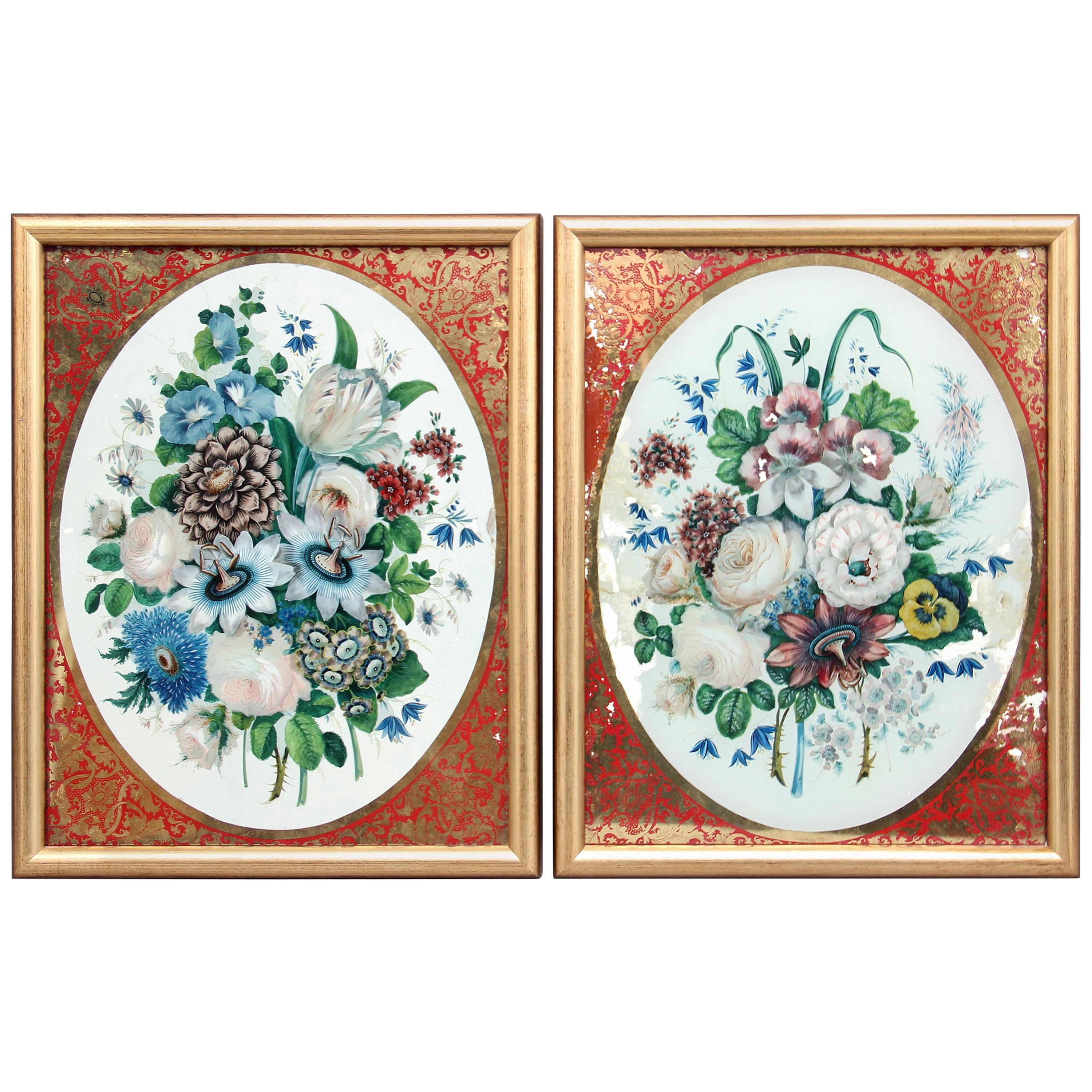 Pair of Early 19th Century Paintings For Sale