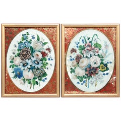 Antique Pair of Early 19th Century Paintings