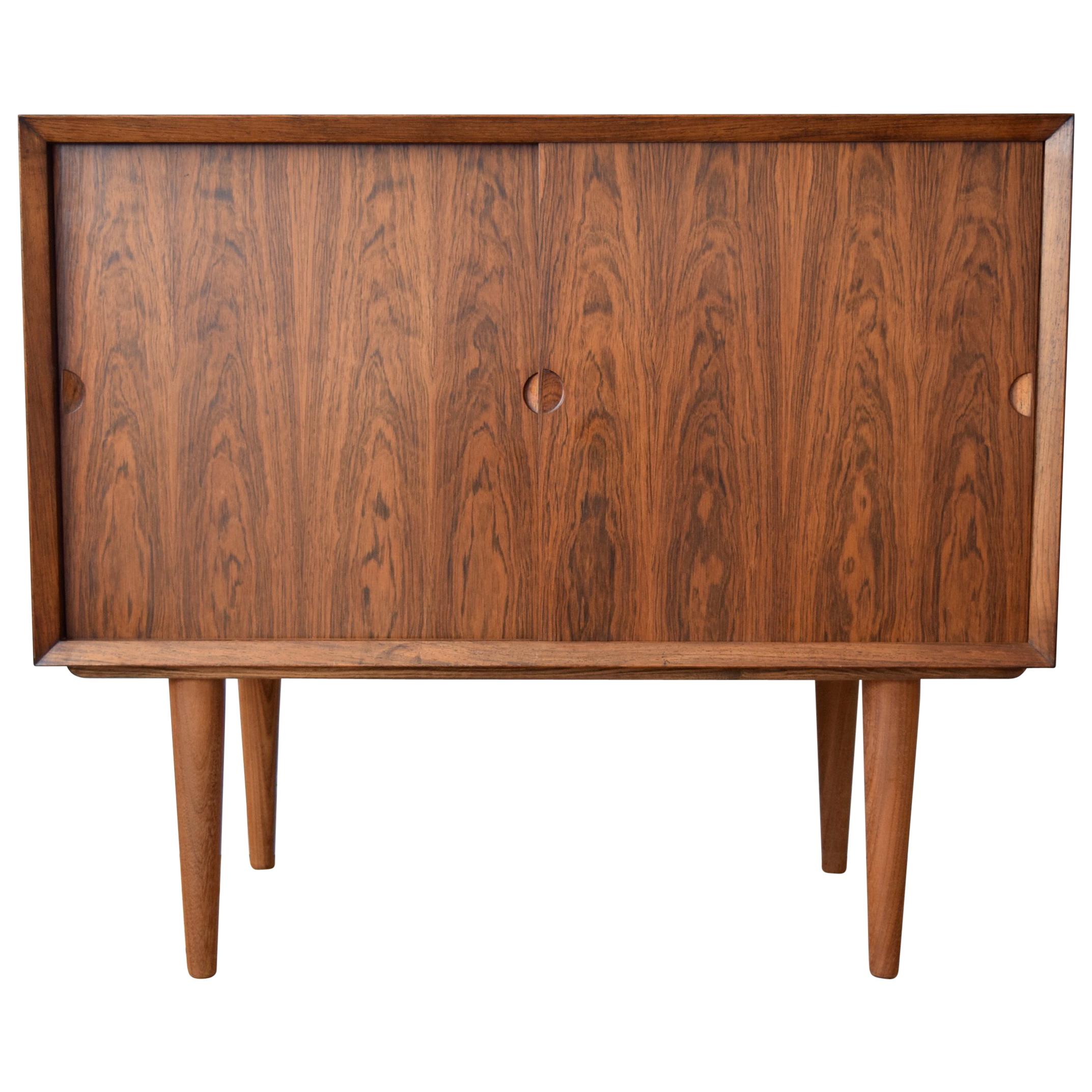 Danish Midcentury Cado Rosewood Bar/LP Record Cabinet by Poul Cadovius, 1965