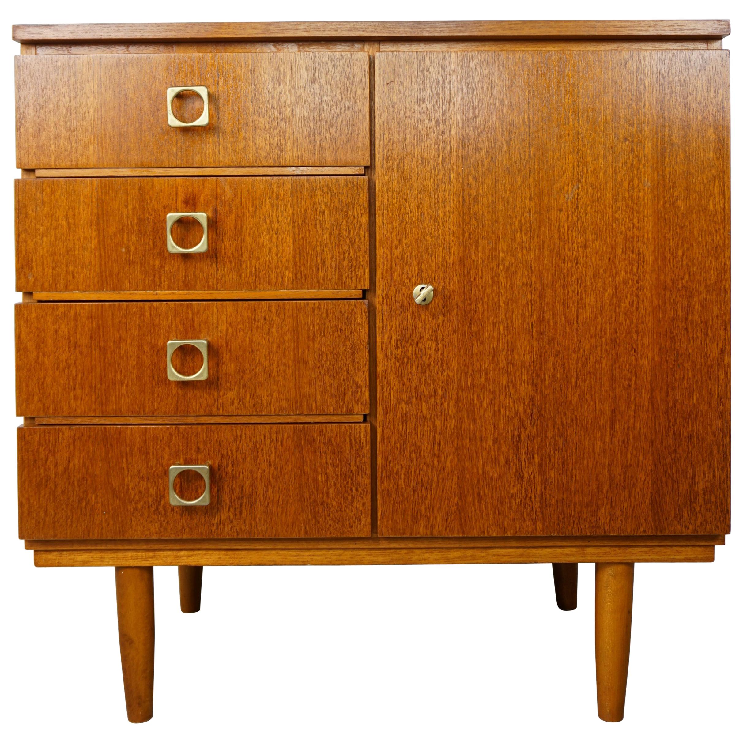 1950s-1960s Wooden Cabinet