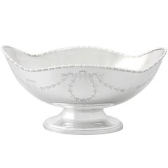 Antique George V English Sterling Silver Fruit Dish