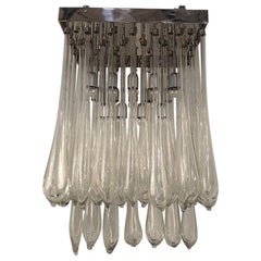 1970s Venini Gocce Chandelier designed by Ludovico Diaz de Santillana